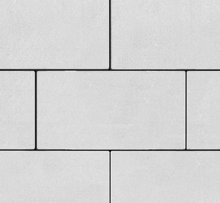 Тротуарная плитка Парк Плейс, белый, гладкая 