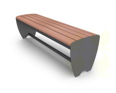 Скамья парковая уличная C452 1510x435x450 мм