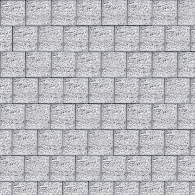 Тротуарная плитка Квадрат малый, белый, бассировка 