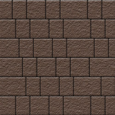 Тротуарная плитка Инсбрук Инн, коричневый, бассировка