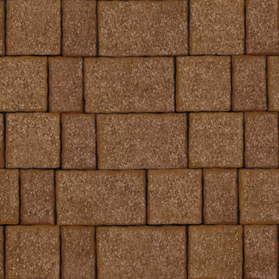 Тротуарная плитка Старый город, Бежевый, бассировка