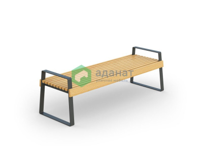 Скамейка «Глория» без спинки 1800х590х570мм