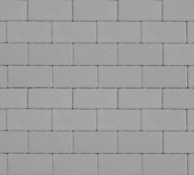 Тротуарная плитка Прямоугольник Лайн Серый, гладкая