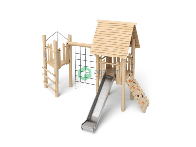 Детский городок с сеткой 5780х3950х3900мм