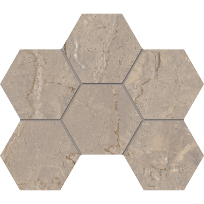 Мозаика BERNINI BR02 Hexagon 250x285 мм Непол.
