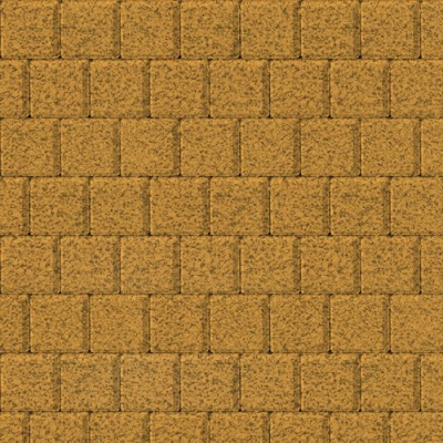 Тротуарная плитка Квадрат малый, желтый, native 