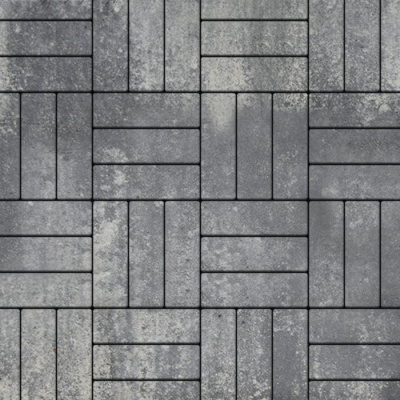 Тротуарная плитка Паркет ColorMix Актау, гладкая 