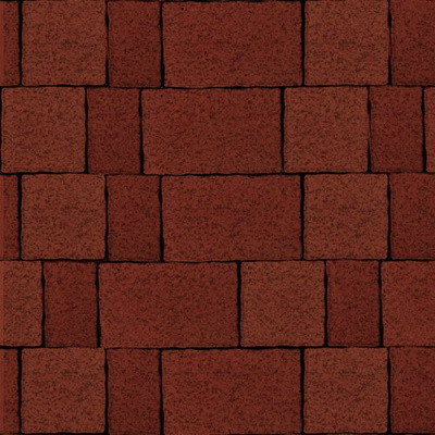 Тротуарная плитка Старый город, Красный, native