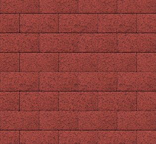 Тротуарная плитка Прямоугольник Лайн Красный, native