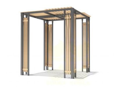 Пергола PG7 2280х2280х2380 мм