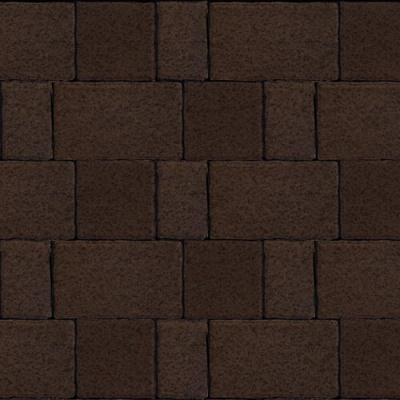 Тротуарная плитка Старый город, Коричневый, native