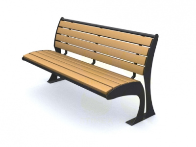 Диван городской уличный D59 1520x720x840 мм
