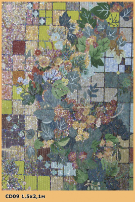 Мозаика стеклянная картина CD09, 1.5х2.1м