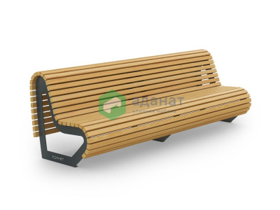 Скамейка «Новая Волна» - сосна 3000х950х950мм