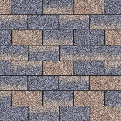 Тротуарная плитка Прямоугольник Лайн ST Брик,  бассировка