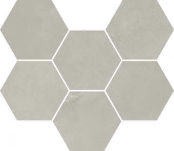 МОЗАИКА ГЕКСАГОН КОНТИНУУМ СИЛЬВЕР 25Х29