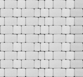 Тротуарная плитка Инсбрук Альт, Белый, гладкая