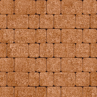 Тротуарная плитка Инсбрук Альт, Оранжевый, бассировка