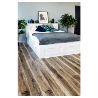 Кварц-виниловая плитка ЕСО 3-12 Орех Светлый 1219,2х184,15х3mm, 43 класс