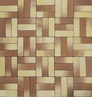 Тротуарная плитка Паркет ST Агат, гладкая 