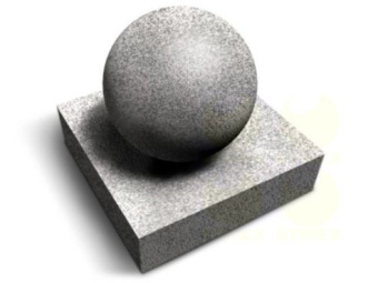 Столбик парковочный SDP9 (СДП9) 400x400x420 мм