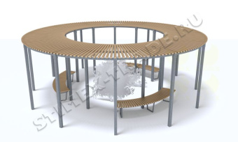 Пергола PG9 кольцо (6 секц.) 7300х7300х2370 мм