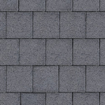 Тротуарная плитка Квадрат большой,серый, native 