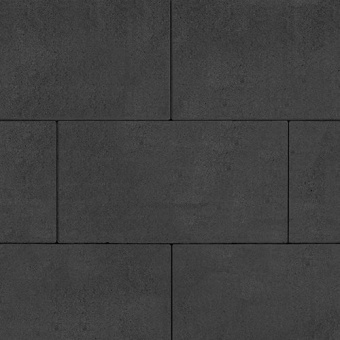 Тротуарная плитка Парк Плейс, графит, гладкая 