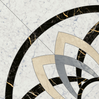 ДЕКОР ШАРМ ЭКСТРА КАРРАРА РОЗОН 60Х60 АНГОЛО