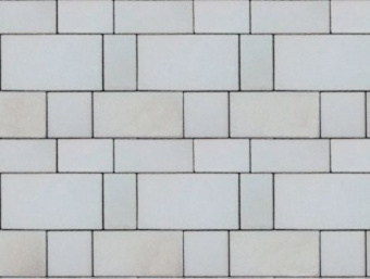 Тротуарная плитка Инсбрук Тироль, Белый, гладкая 