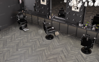 Каменно-полимерная плитка ЕСО 13-8 Венге Грей 600×125×4mm, 43 класс