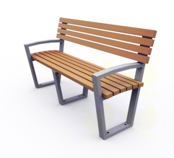 Диван городской уличный D600 1480x600x850 мм