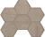 сМозаика CW01 Hexagon 250x285 мм Непол.