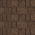 Тротуарная плитка Старый город, Коричневый, бассировка