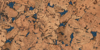 Пробковое настенное покрытие Wall Design Monte Blue 600х300х3 мм 