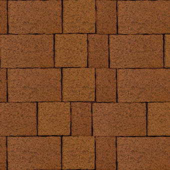 Тротуарная плитка Старый город, Оранжевый, native