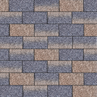 Тротуарная плитка Прямоугольник Лайн ST Брик,  бассировка