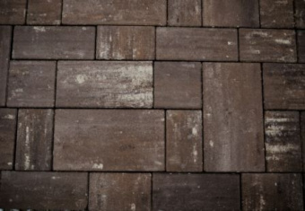 Тротуарная плитка Инсбрук Тироль,ColorMix Cепия, гладкая 