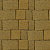 Тротуарная плитка Старый город, Желтый, native