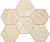 Мозаика GABBRO GB01 Hexagon 250x285 мм Непол.