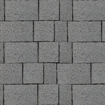 Тротуарная плитка Старый город, Серый, native