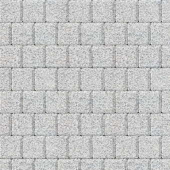 Тротуарная плитка Квадрат малый, белый, native 