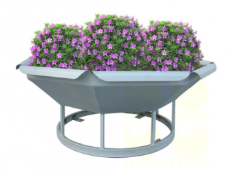 Подвешенные вазоны. Вертикальная система озеленения P55 1200x1200x340 мм