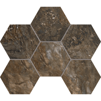 Мозаика BERNINI BR04 Hexagon 250x285 мм Непол.