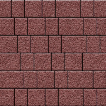 Тротуарная плитка Инсбрук Инн, красный, бассировка