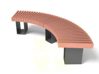 Скамья уличная парковая C757M1 2200х830х440 мм