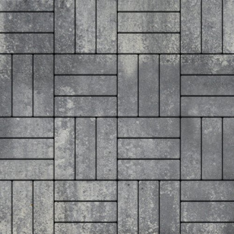 Тротуарная плитка Паркет ColorMix Актау, гладкая 