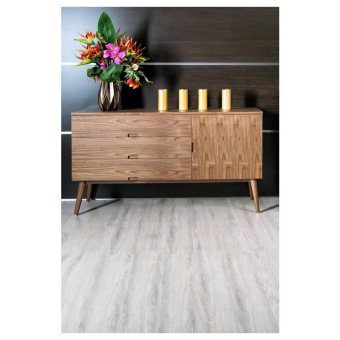 Кварц-виниловая плитка ЕСО 3-14 Дуб Снежный 1219,2х184,15х3mm, 43 класс