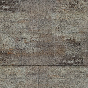 Тротуарная плитка Инсбрук Ланс, ColorMix Берилл, native 