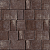 Тротуарная плитка Старый город, ColorMix Браун, native